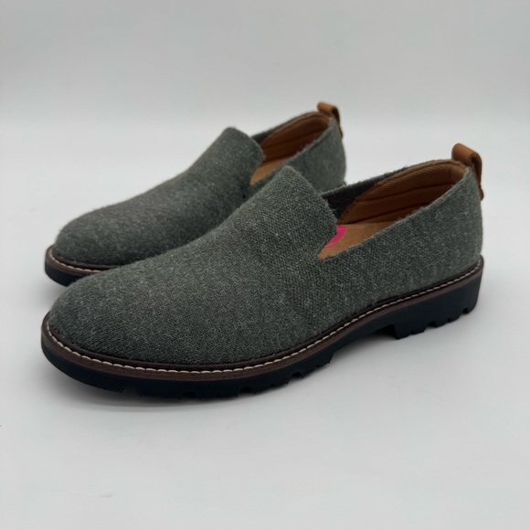Comfortiva Shoes - New Comfortiva Lexya Gray Knit Slip On Loafer Size 7 M